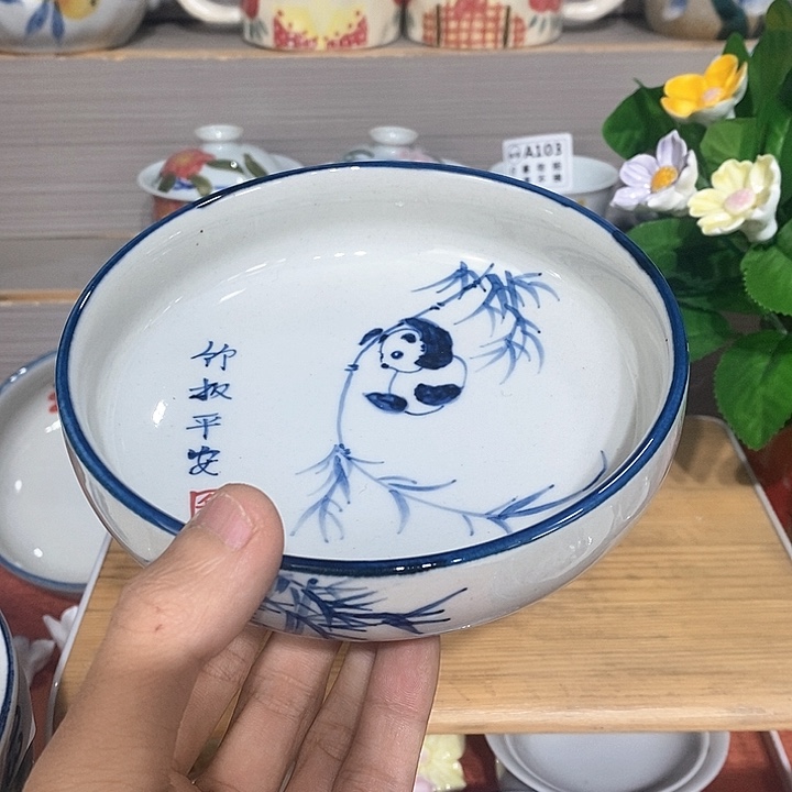 禾泥陶器手工手绘