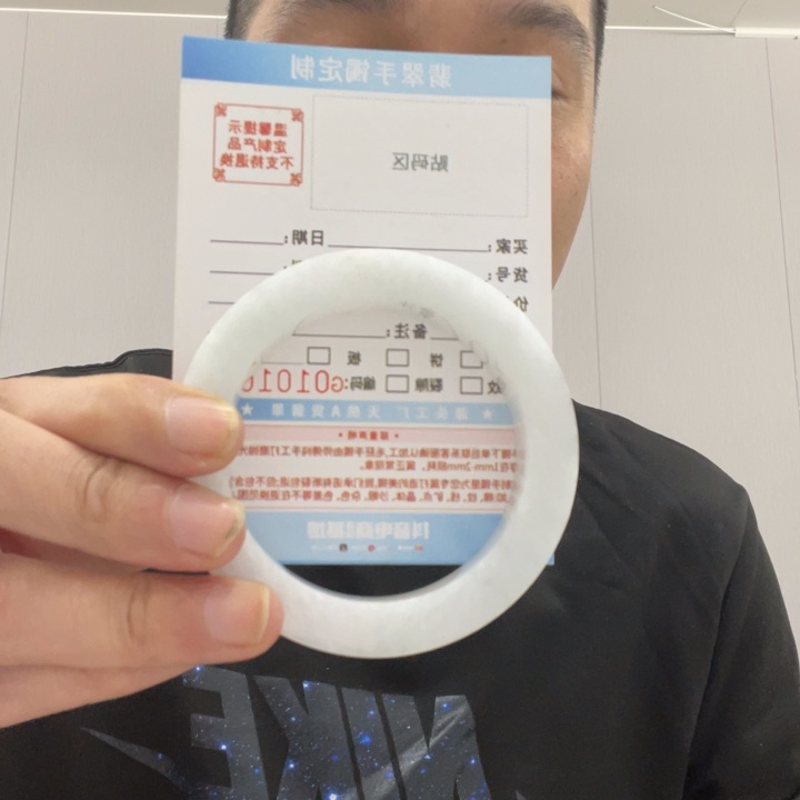 定制翡翠未镶嵌A货翡翠手镯