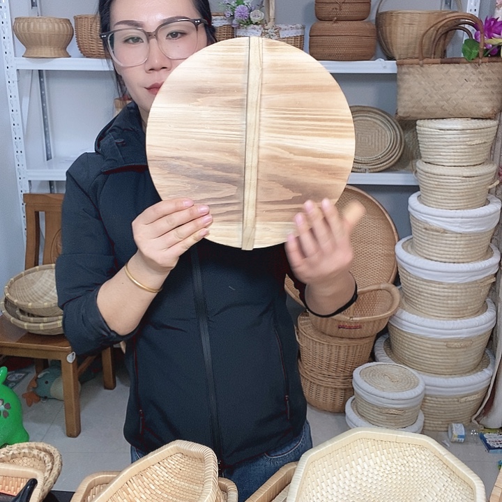 用***草木实木锅盖40厘米