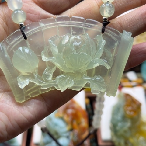 岫玉挂件未镶嵌挂件