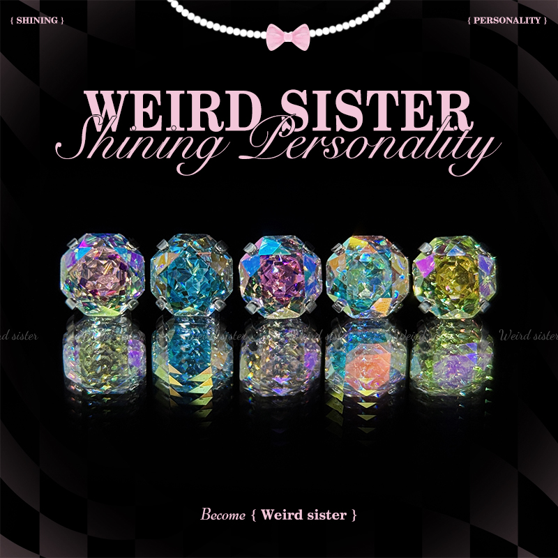 钛合金耳饰 【直播浮力专项】千禧玫瑰0.9牙钛合金耳钉内螺纹防过敏