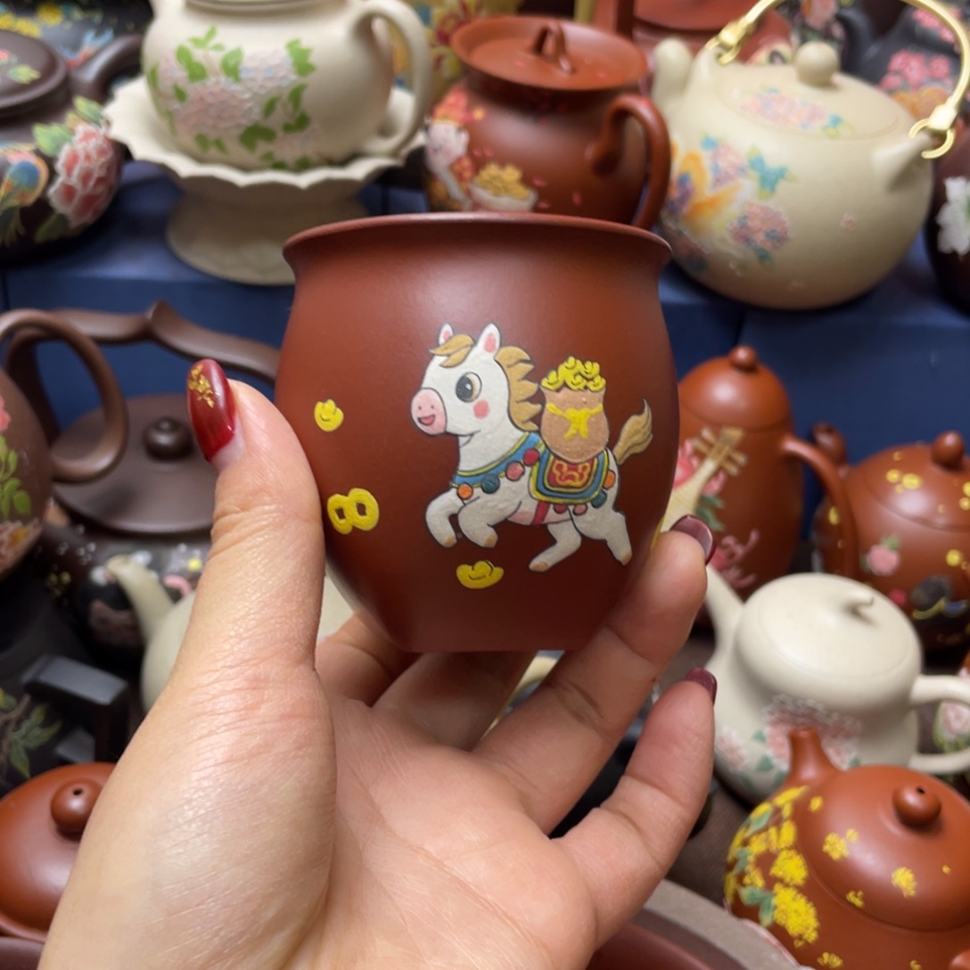 紫砂茶杯紫砂主人杯150cc