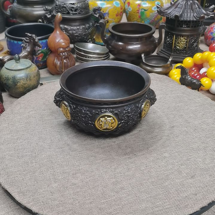 铜器摆件直播间专用