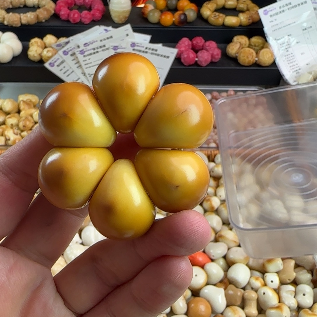 菩提根/象牙果手串微瑕疵卡26炭烤蒜瓣手年1个