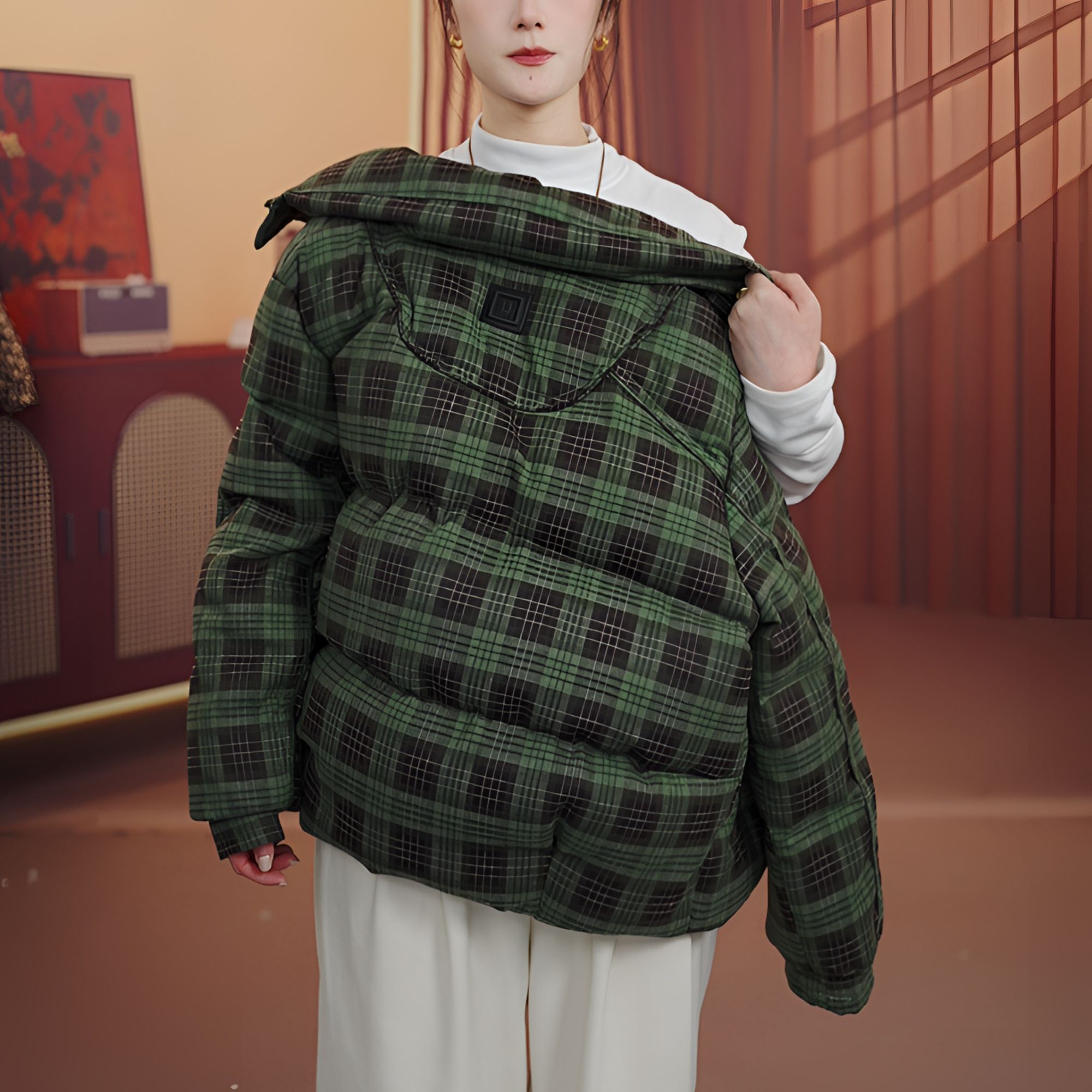 R0166（黑标羽绒）2025新款加厚保暖羽绒服