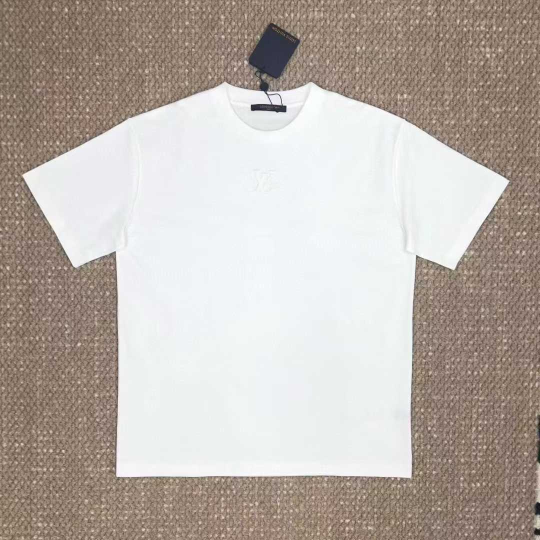 未使用 LouisVuitton/路易威登 在售新款字母Logo白色短袖T恤