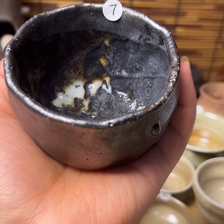 柴烧手作茶杯茶壶