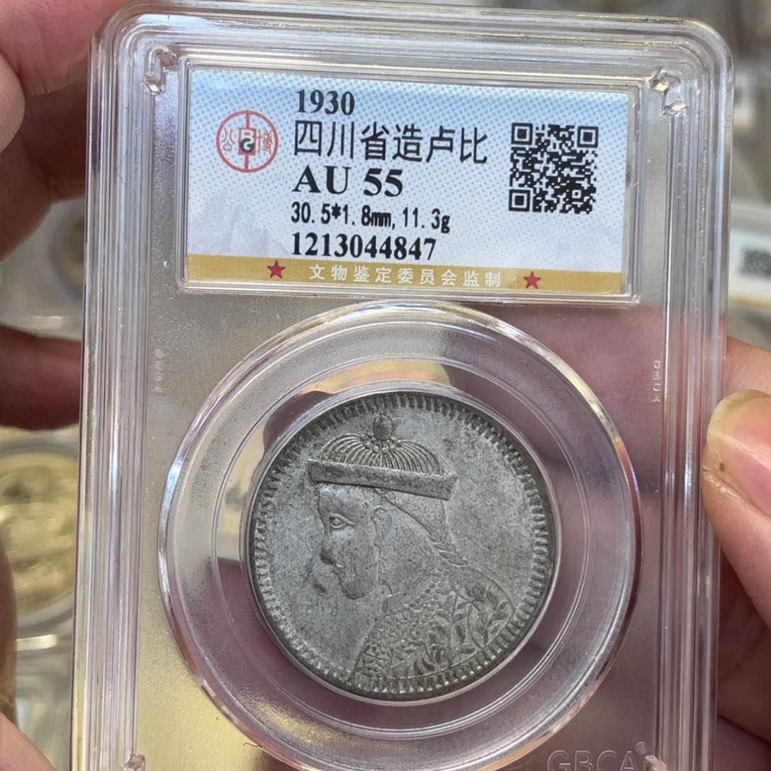 银古钱币两枚图片品相