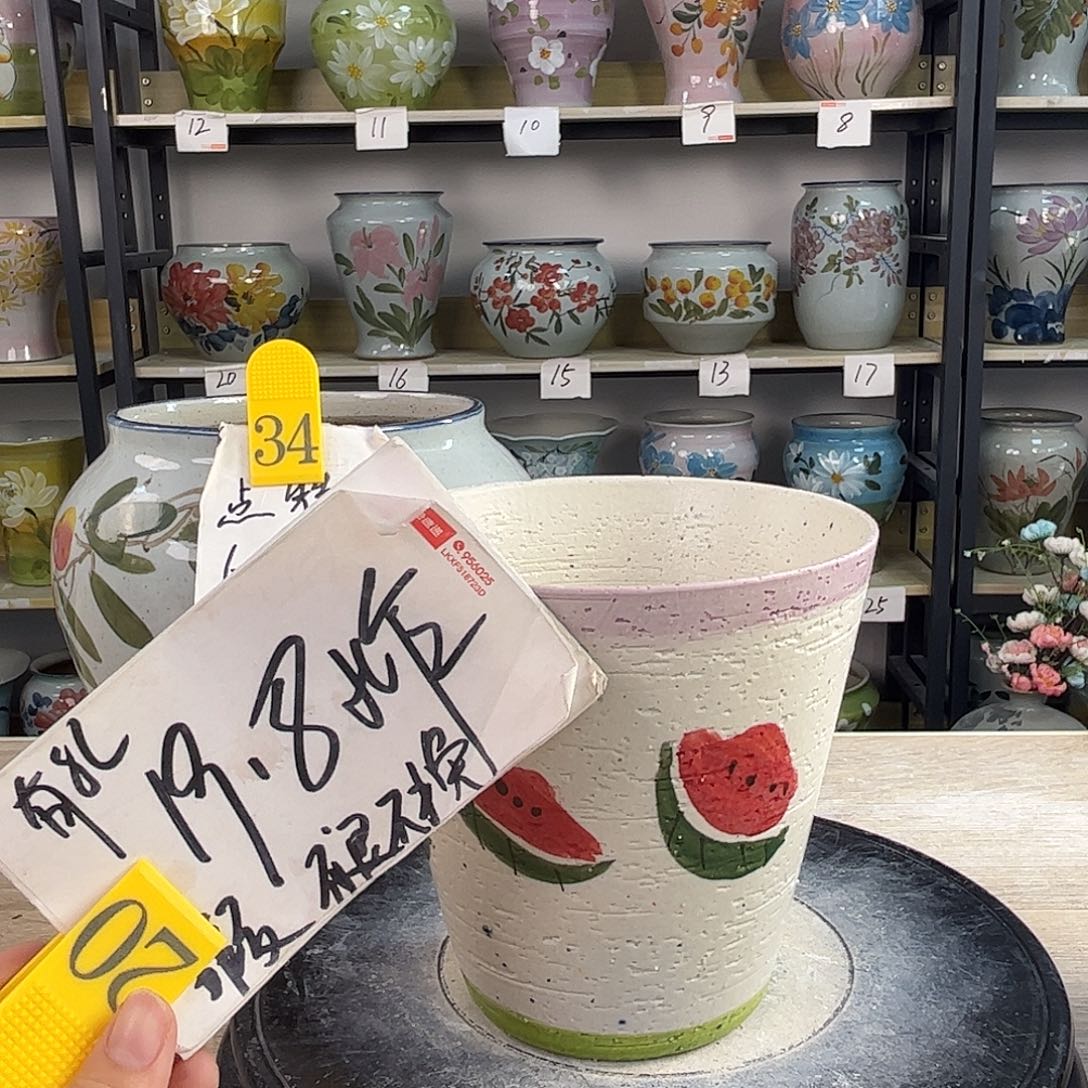 罐1tc景德镇陶瓷花盆