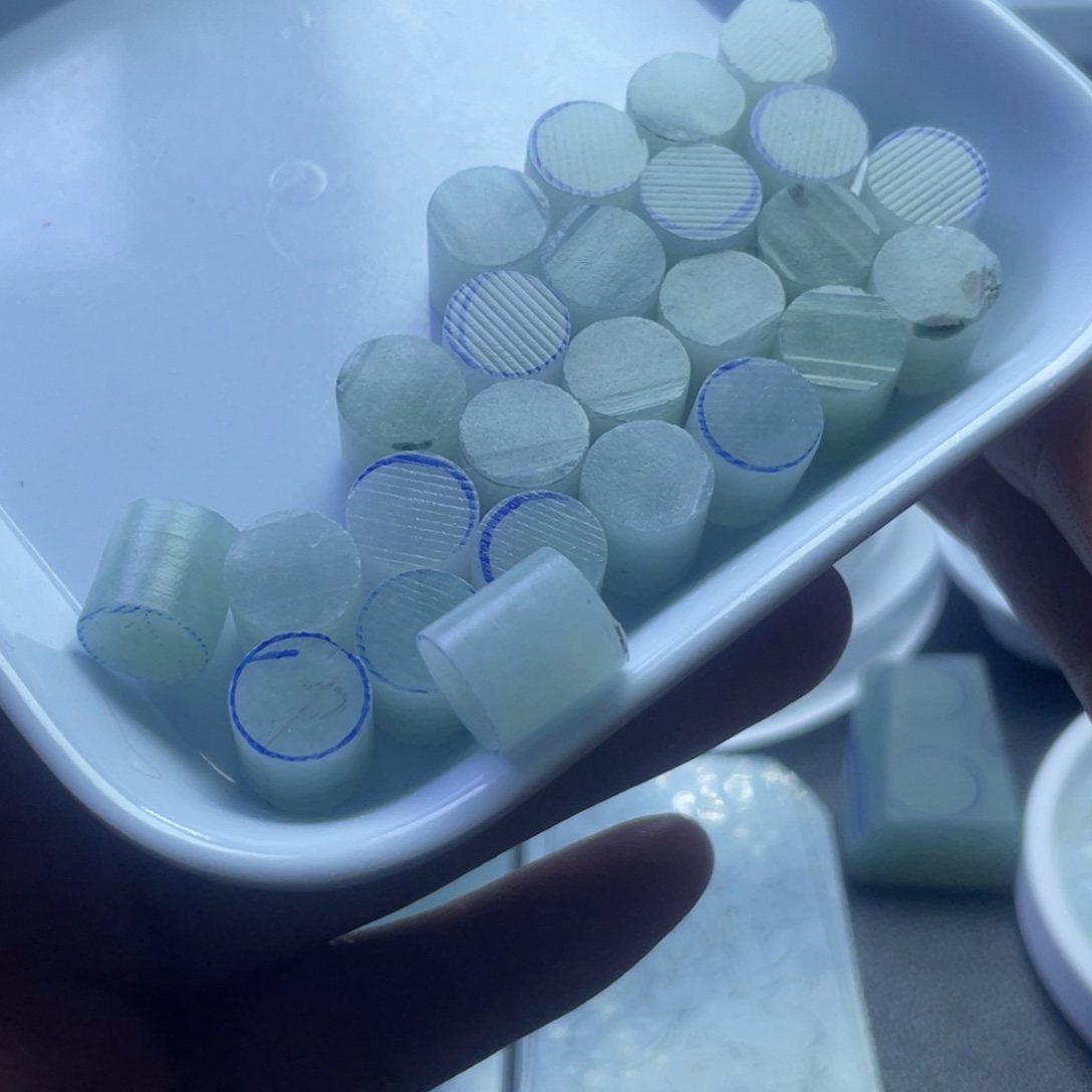 定制翡翠未镶嵌定制卡10圆珠25颗