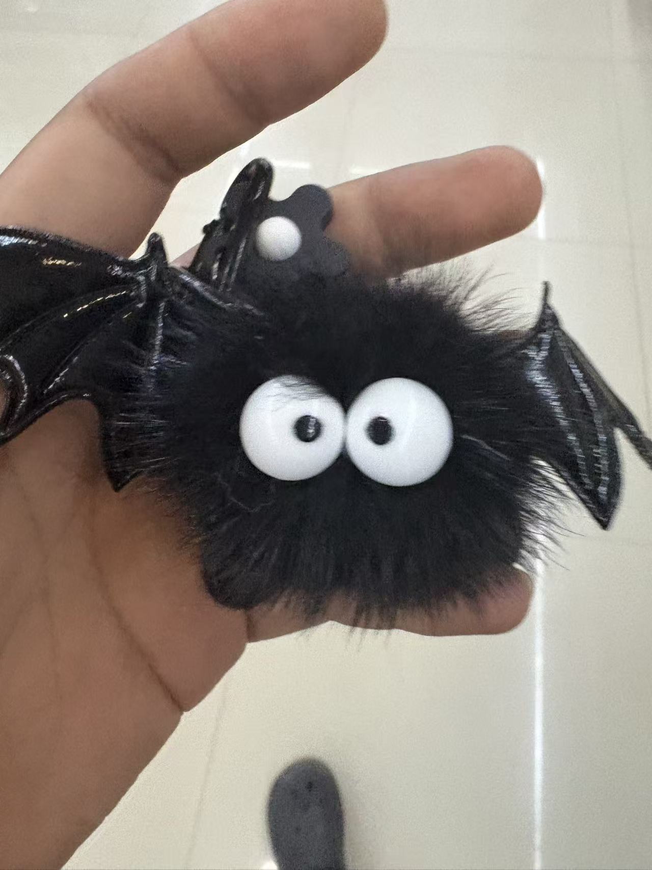 小煤球小恶魔书包挂件饰品可爱毛绒少女心汽车钥匙扣闺蜜节日礼物
