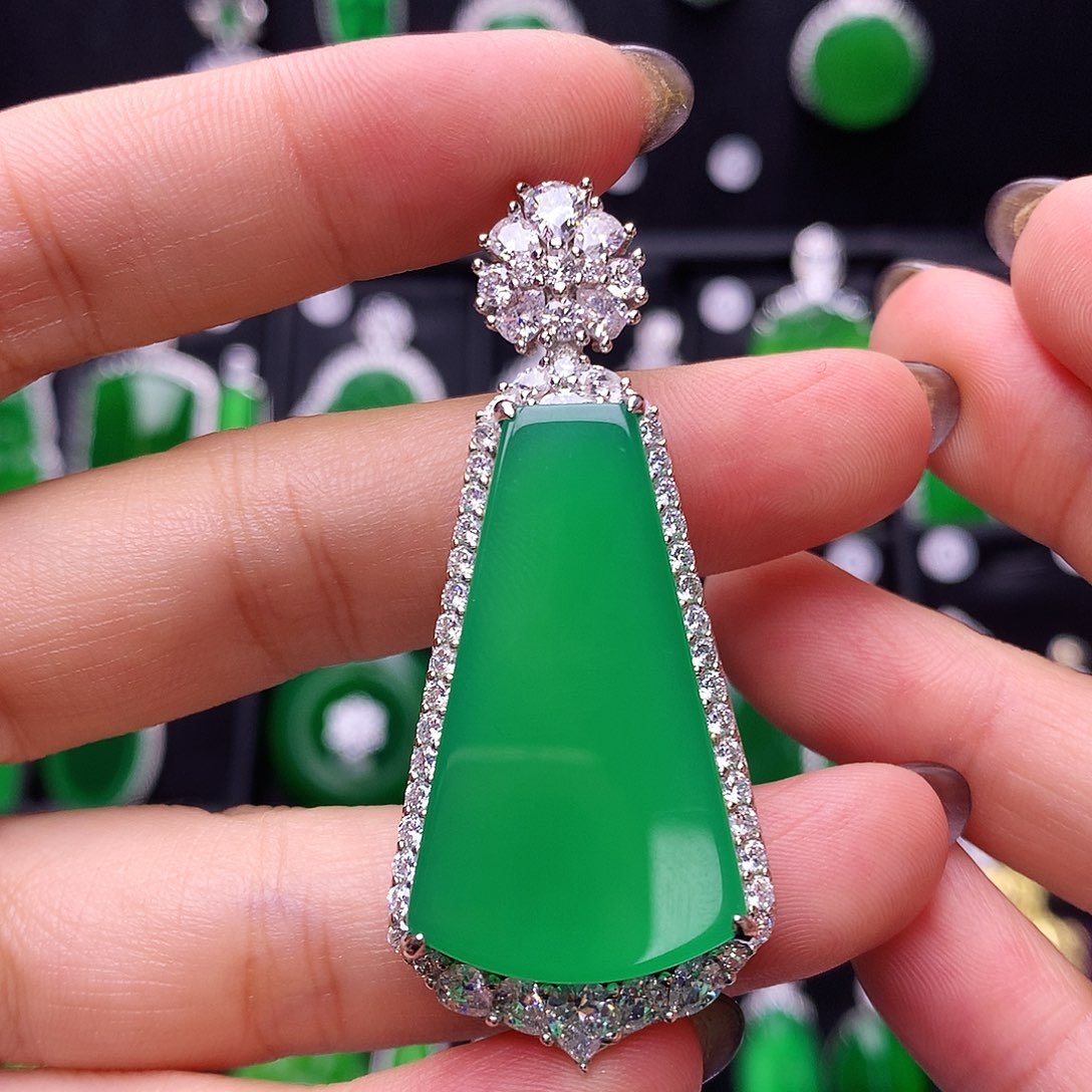 银S925镶嵌吊坠玛瑙/玉髓