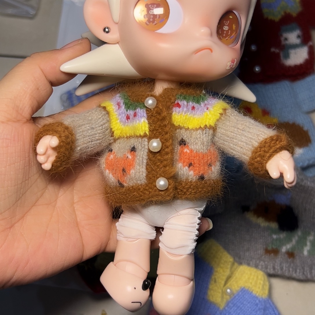 狐狸针织两年图案新款