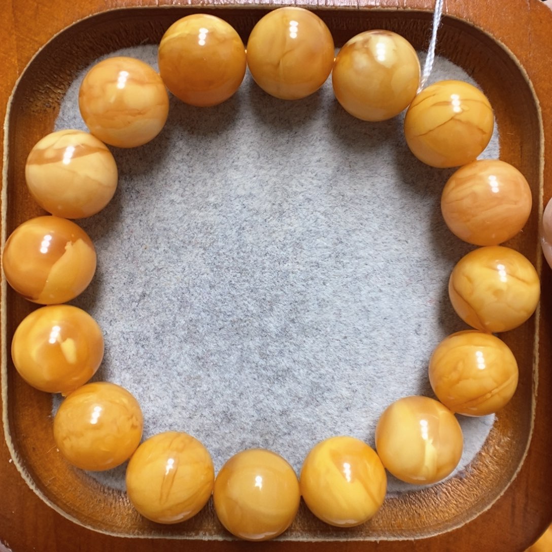 蜜蜡手串未镶嵌蜜蜡手串