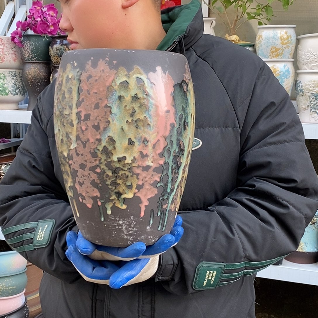 花盆紫砂口18高27福利