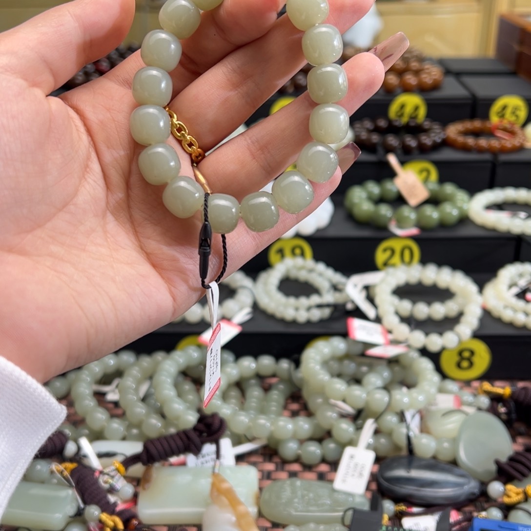 和田玉手串未镶嵌冕*