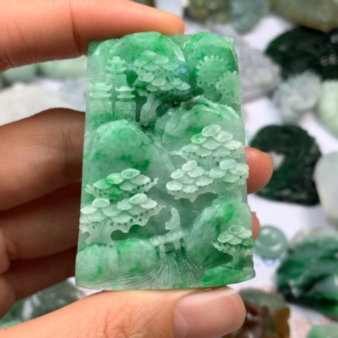 定制翡翠翡翠未镶嵌