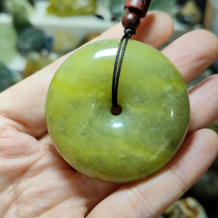 岫玉平安扣未镶嵌