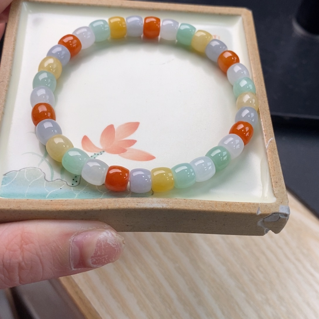 翡翠手链未镶嵌手串568