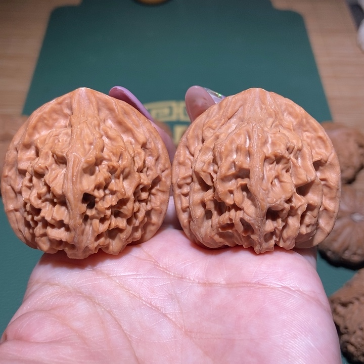 吊坠文玩核桃天地二爷帽儿