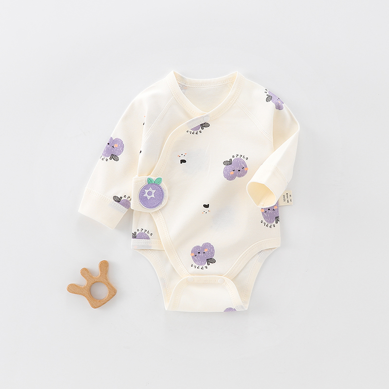 （新生儿）  宝宝 魔术贴 四季通用无骨棉蝴蝶衣 包屁衣 幼儿