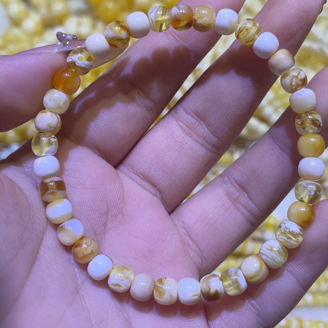 手绳琥珀未镶嵌6m