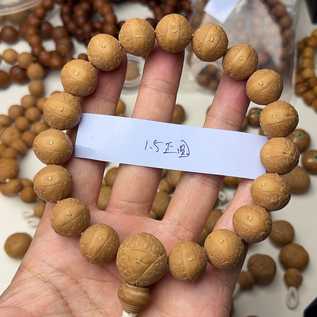凤眼菩提手串精品正圆大眼手串1.5