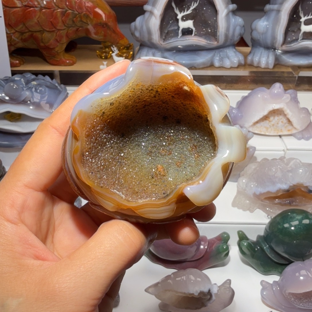 玛瑙/玉髓未镶嵌摆件