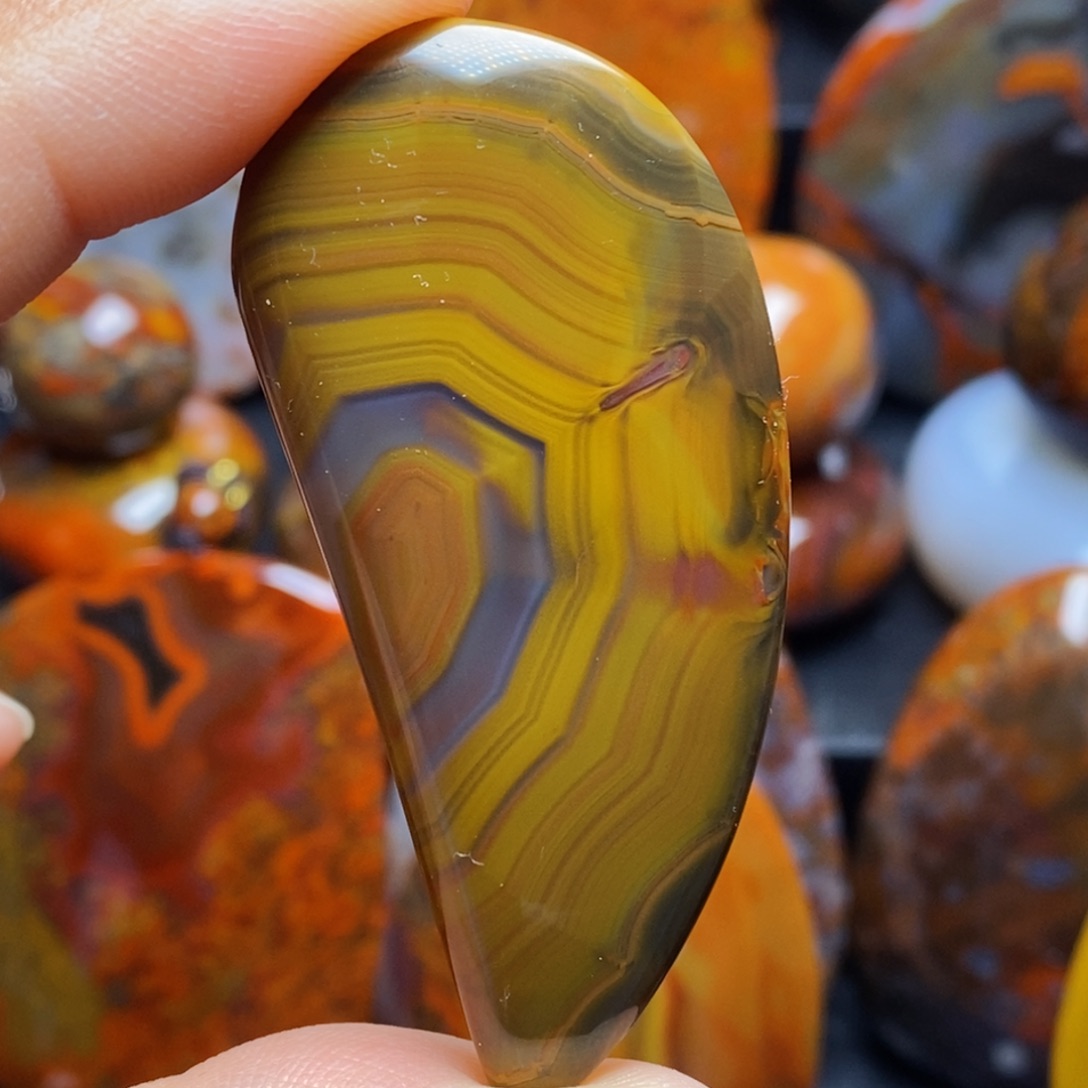 玛瑙/玉髓吊坠(不含链)未镶嵌