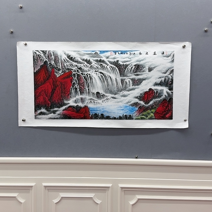 国画书法作品多次参加