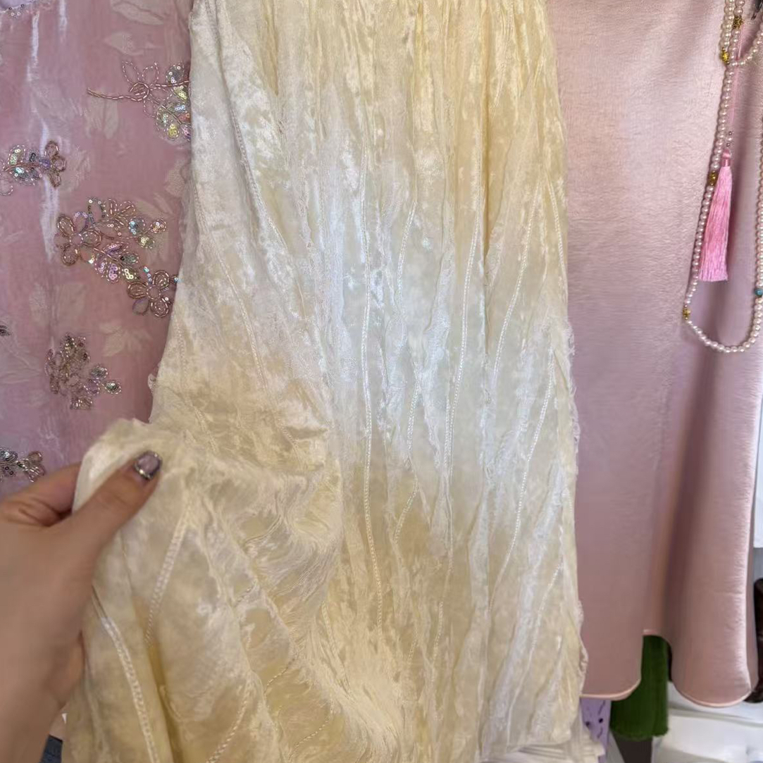 #美人鱼 流光半裙F5105