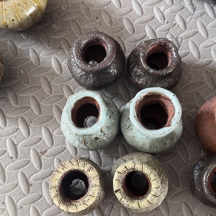 素***心粗陶手工制作多肉花盆