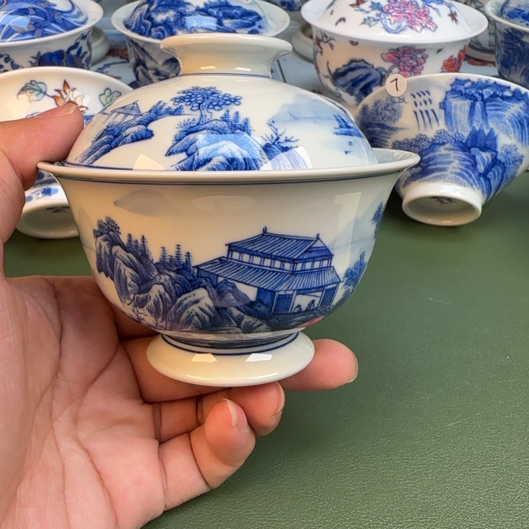 纯手工春手绘茶具15