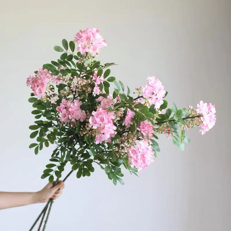 4支粉含笑花，1支白含笑