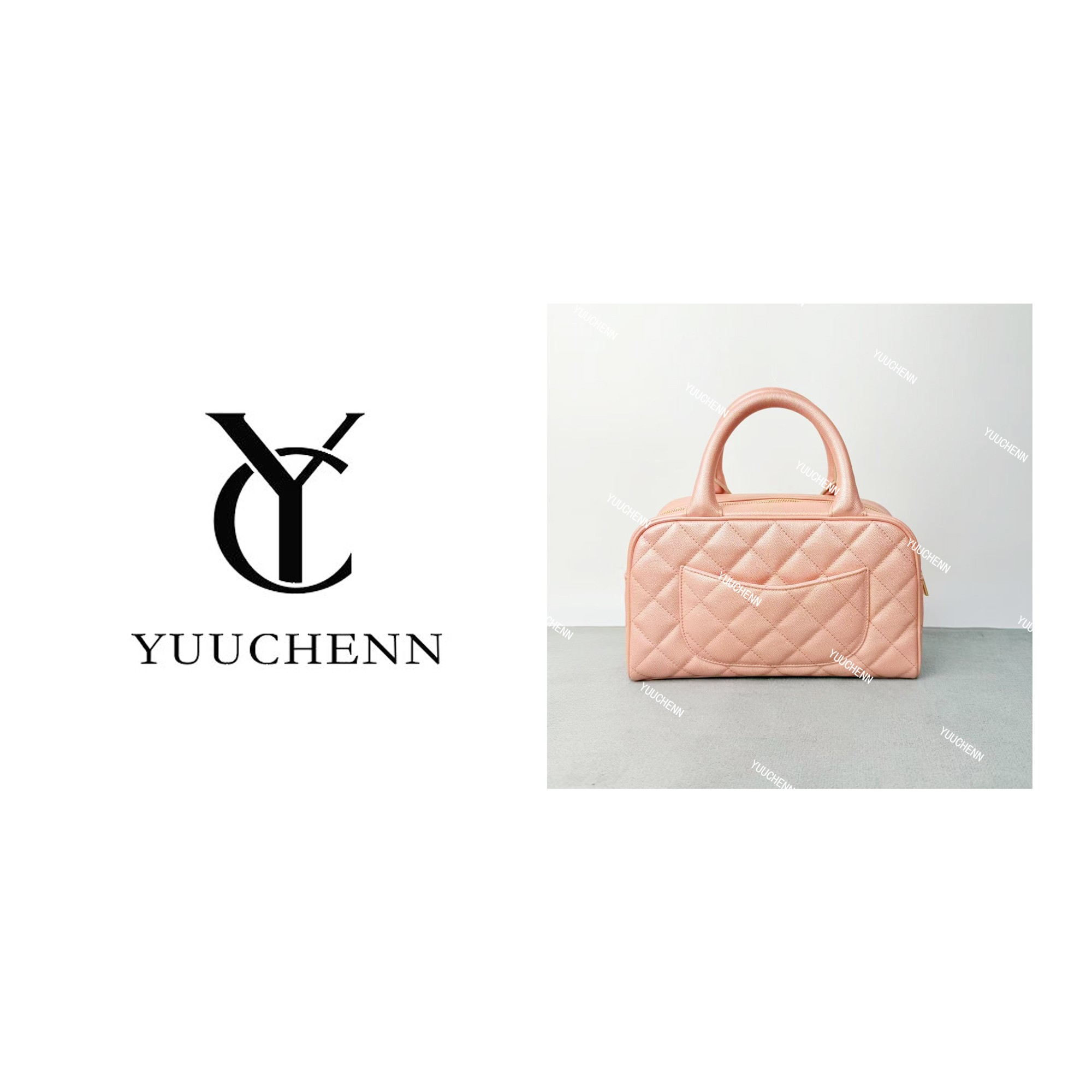 YUUCHENN/28cm原创设计高定真皮包 HH6166