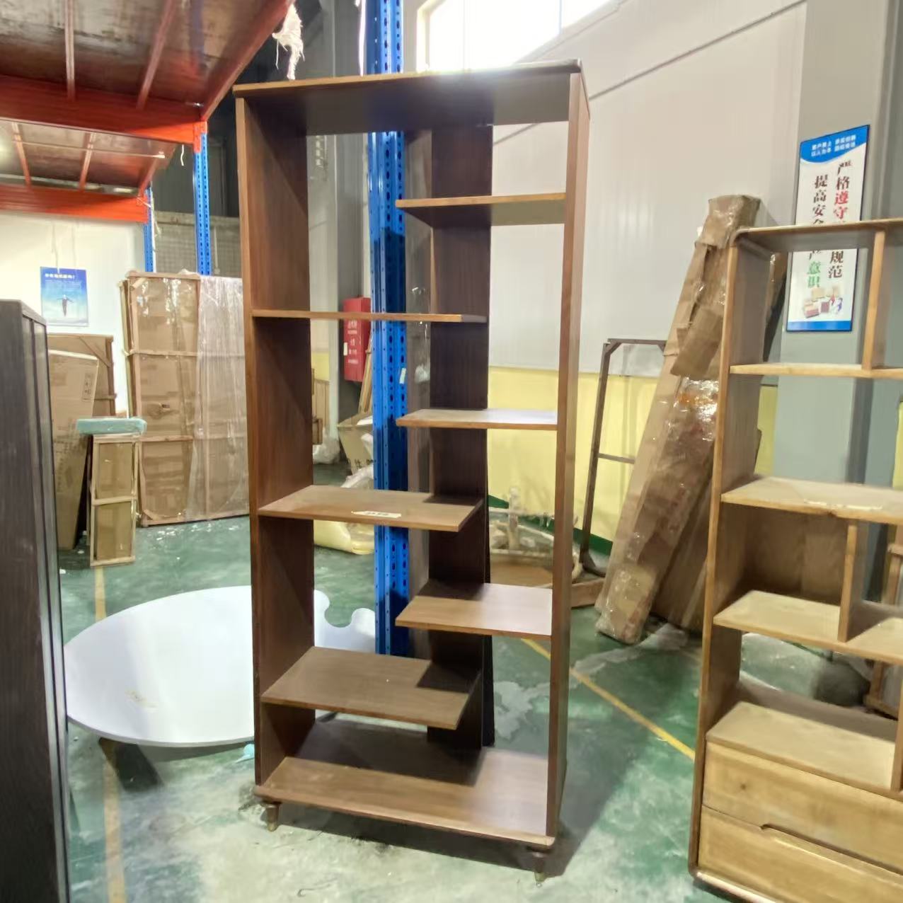 2096（微瑕）90*38*215CM书柜【不包安装】库存尾货（铁三）5501