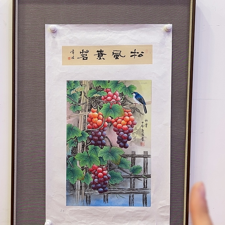 国画鲁钰卢浮宫展览