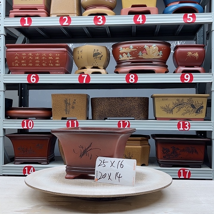 紫砂花盆紫砂花盆