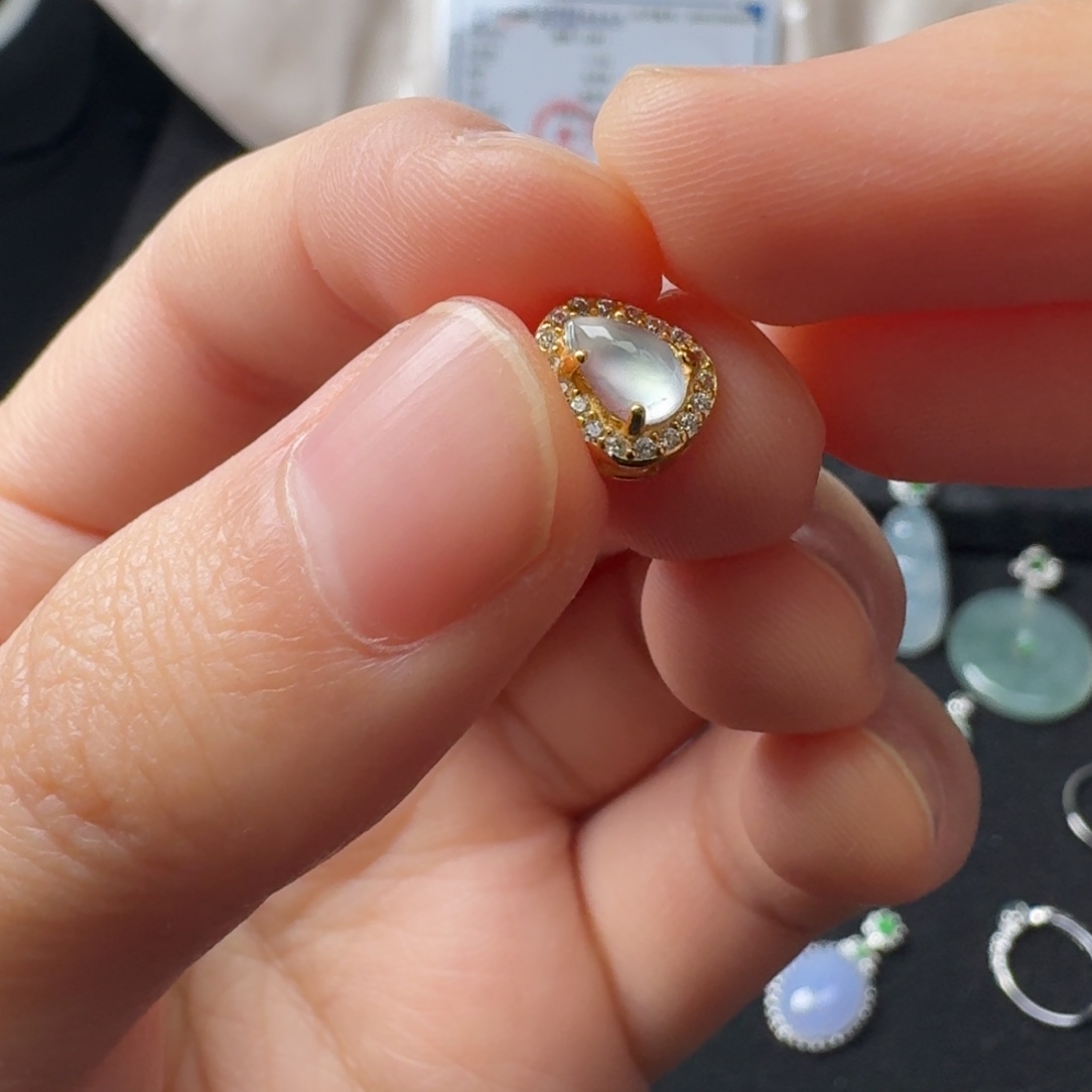 翡翠银S925镶嵌手链