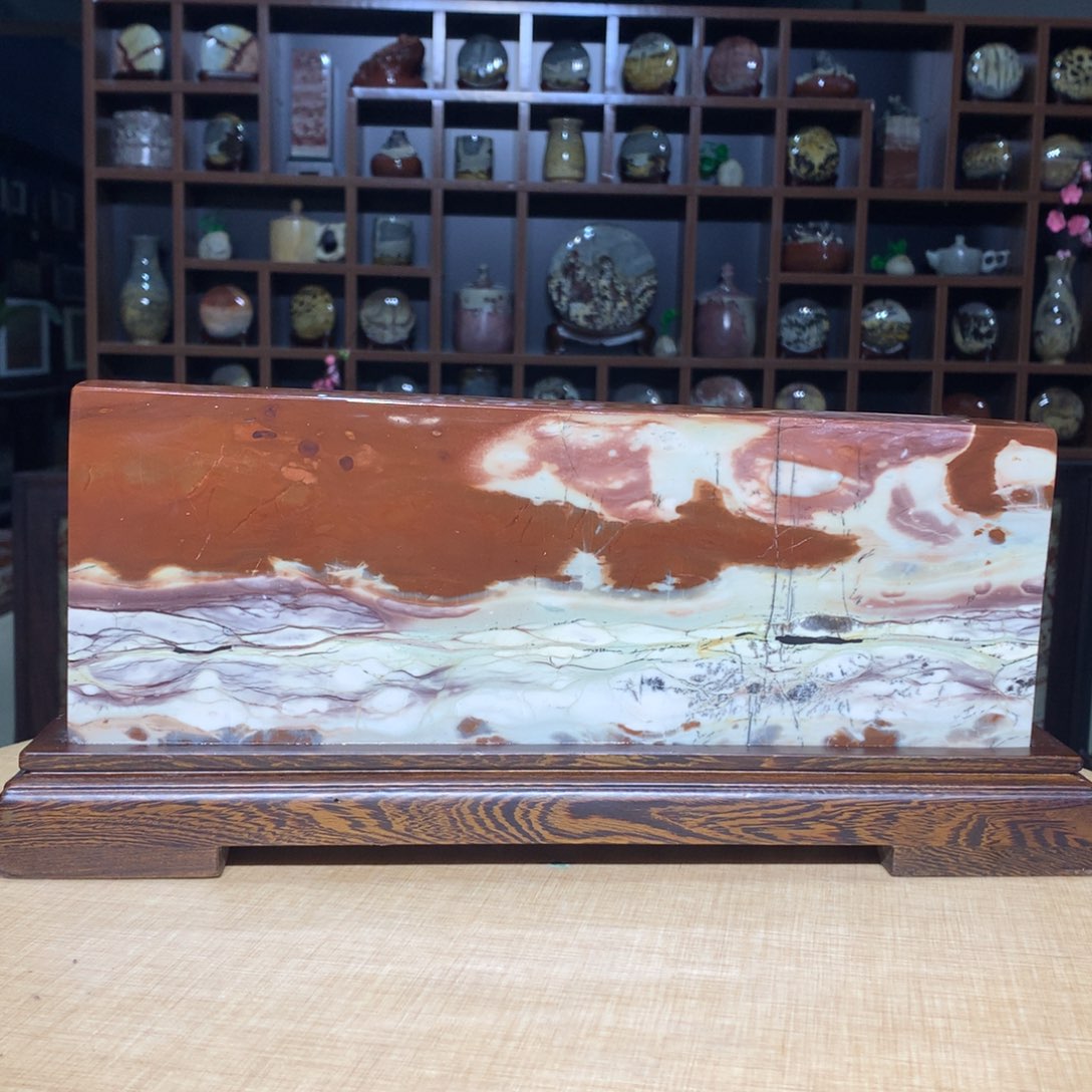 紫砂广西国画石，观赏收藏