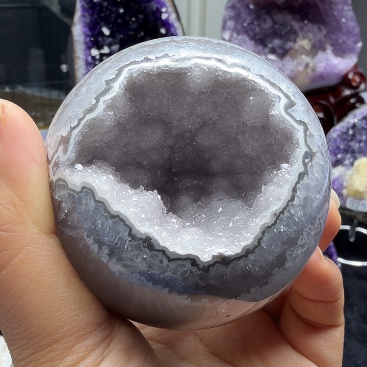 紫晶未镶嵌珠宝半成品