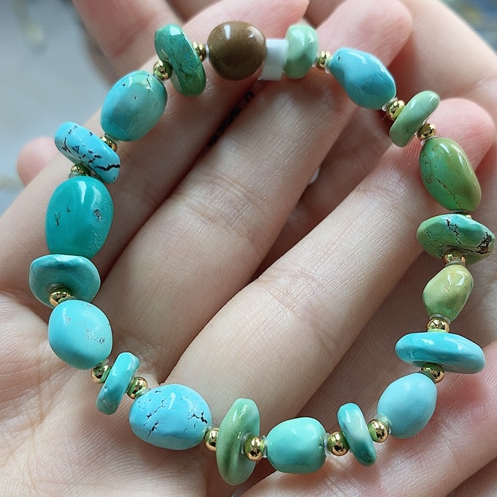 未镶嵌绿松石珠宝奇石