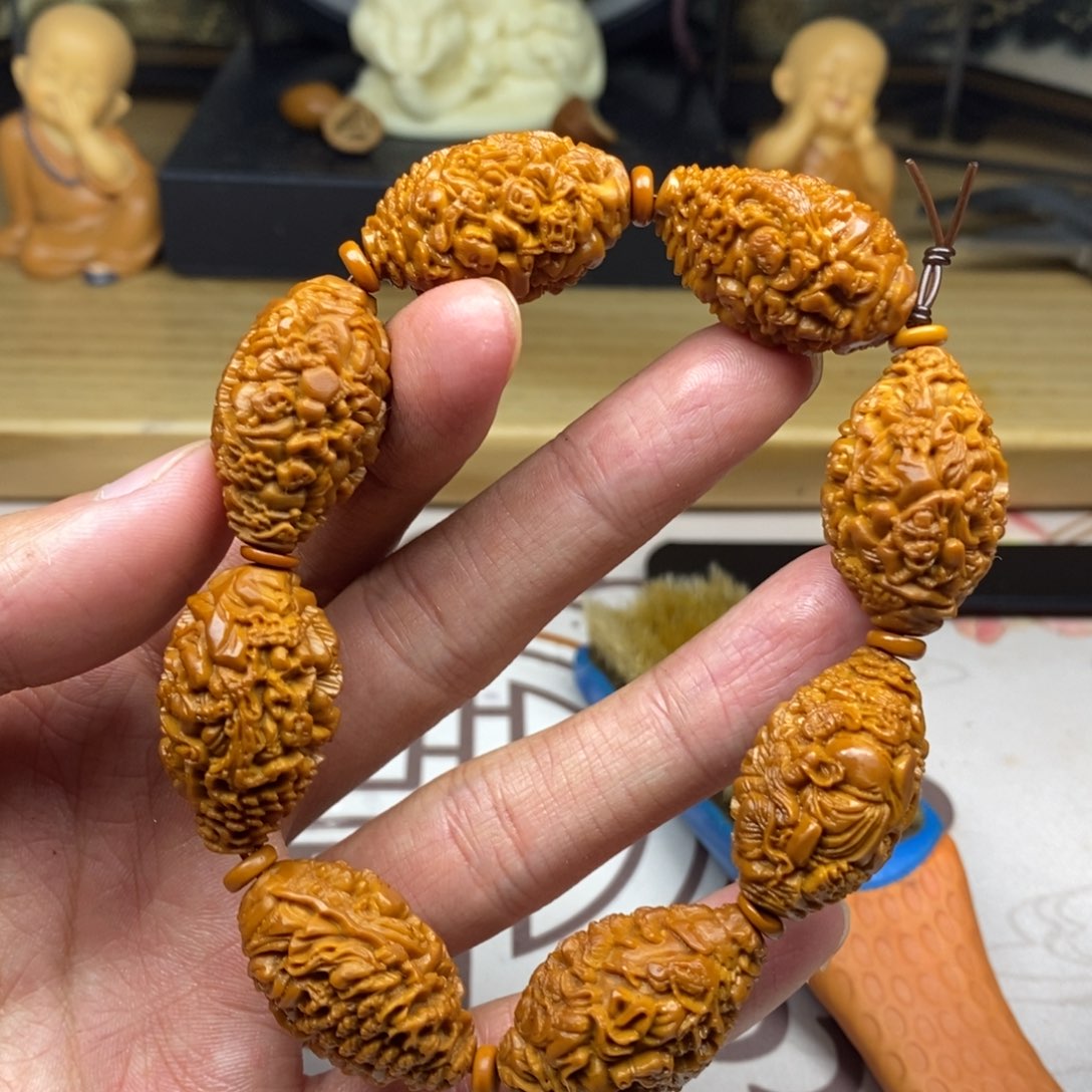 橄榄核手串/手链橄榄核雕工艺手串