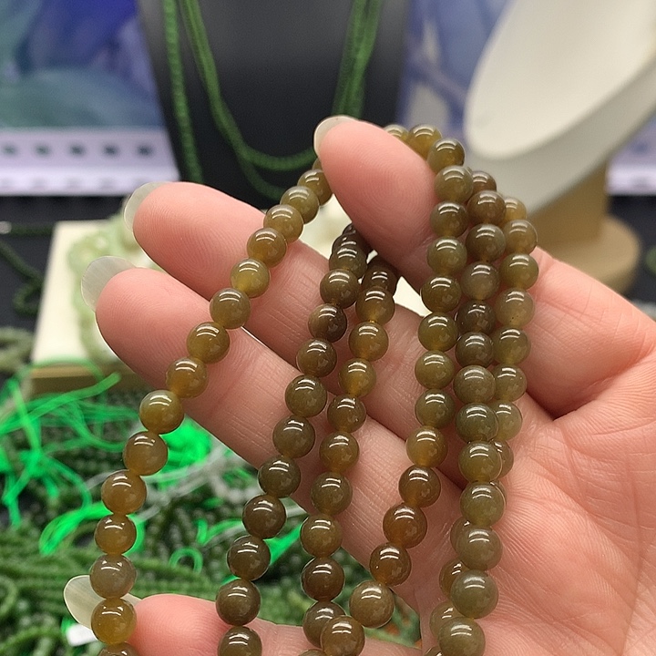 未镶嵌手链和田玉余****对6