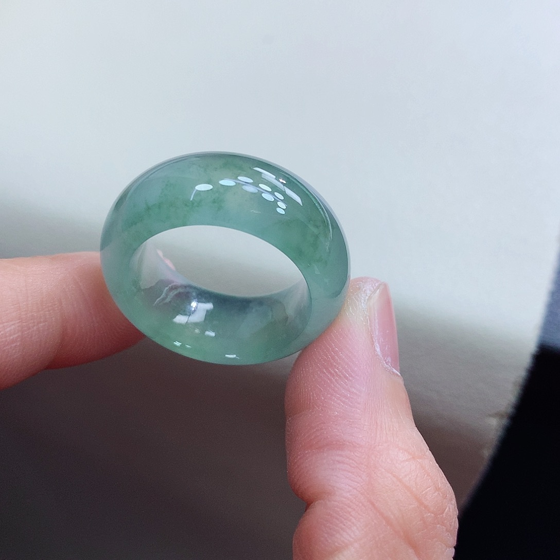 未镶嵌戒指翡翠19-20号