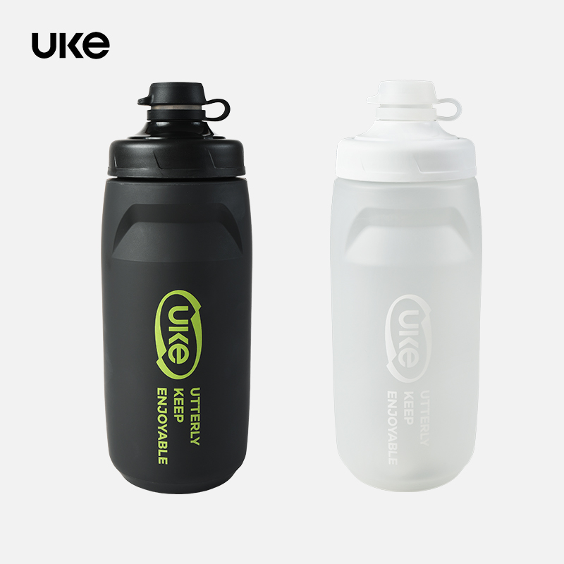 UKE骑行水壶大容量户外运动便携式按压式防漏水瓶装挤压式 拔壑