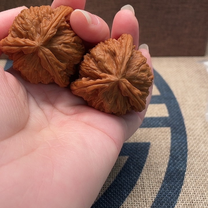 小***扬吊坠文玩核桃白狮子