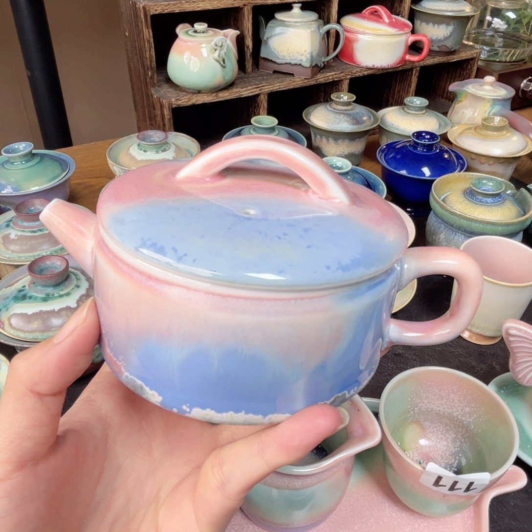 杯纯手工柴烧茶器壶