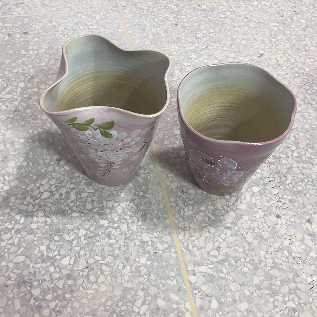 就***口景德镇陶瓷花盆花盆微瑕