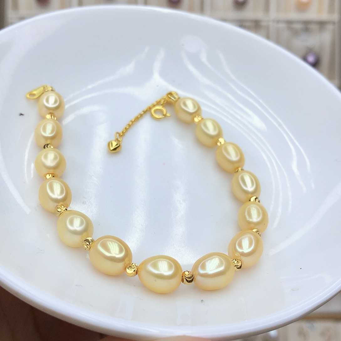 淡水珍珠颈饰银S925镶嵌